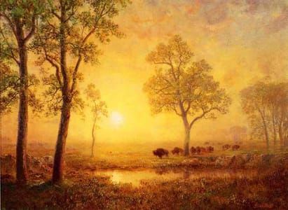 Artwork Title: Sunset on the Mountain