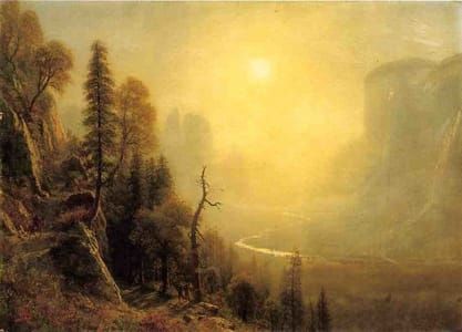 Artwork Title: Study for Yosemite Valley, Glacier Point Trail