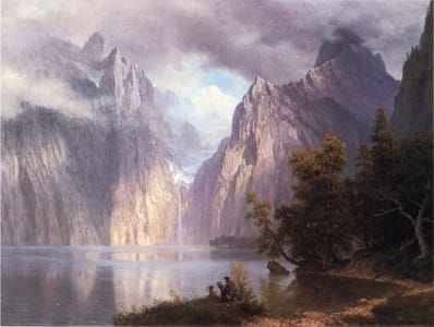 Artwork Title: Scene in the Sierra Nevada