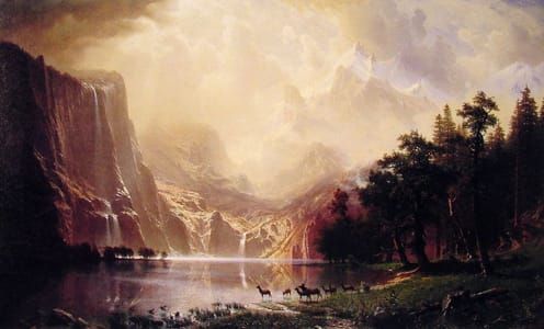 Artwork Title: Among the Sierra Nevada Mountains