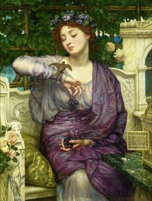 Artwork Title: Lesbia and Her Sparrow