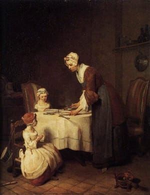 Artwork Title: Молитва перед обедом