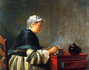 Artwork Title: Woman Taking Tea