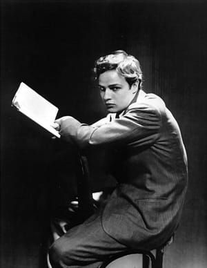 Artwork Title: Marlon Brando Reading for Vogue