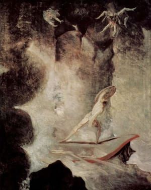 Artwork Title: Odysseus in front of Scylla and Charybdis