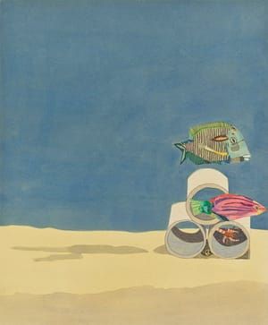 Artwork Title: Yellow Fish Tank