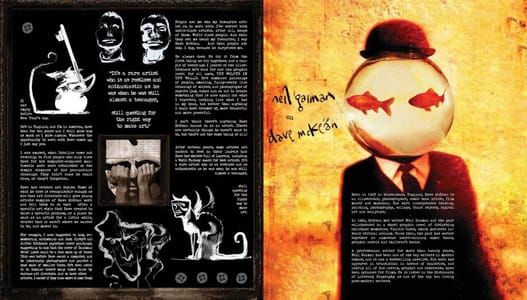 Artwork Title: Neil Gaiman on Dave McKean