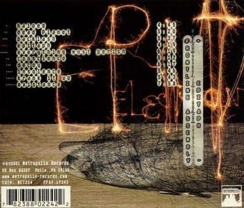 Artwork Title: Front Line Assembly - Epitaph (back cover)