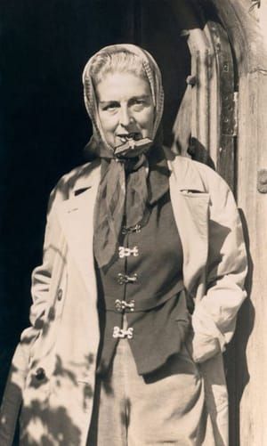 Artwork Title: Self Portrait (with Nazi badge between her teeth)