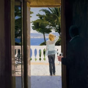 Artwork Title: Veranda On The Riviera