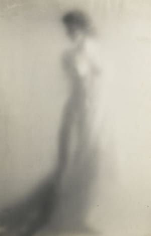 Artwork Title: Lisette, behind glass or veil, Paris