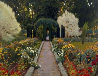 Artwork Title: Jardín De Aranjuez. Glorieta Ii