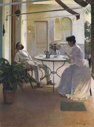 Artwork Title: Interior a l'aire lliure