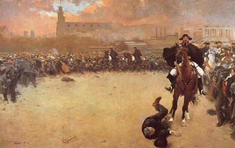 Artwork Title: The Charge Of Barcelona