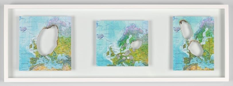 Artwork Title: The indefinable Journey (Burning Map)