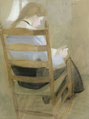 Artwork Title: Girl Reading
