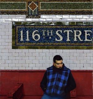 Artwork Title: Red Bench - 116th St