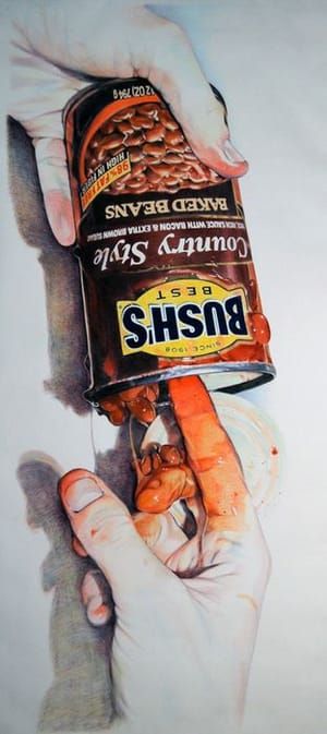 Artwork Title: Fingering (Bush's Country Style Baked Beans)