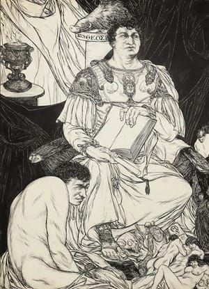 Artwork Title: A Book of Satyrs: Politics