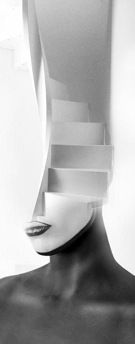Artwork Title: La Escalera Blanca