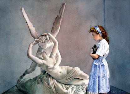 Artwork Title: Once Upon a Time, Amore e Psiche (Love and Psyche)