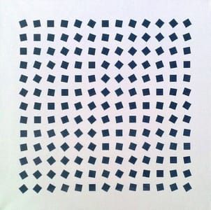 Artwork Title: Cuadrados Opticos En Gris Iv