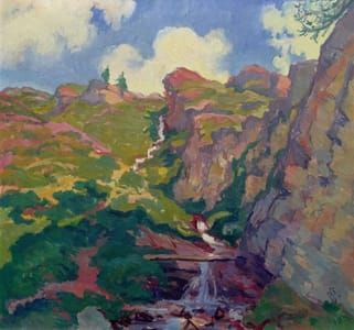 Artwork Title: Bergbach (Mountain Stream)