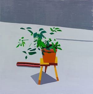 Artwork Title: Yellow Stool