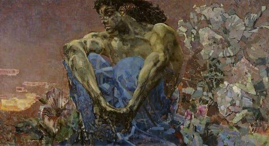 Artwork Title: Demon Seated