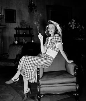 Artwork Title: Katharine Hepburn Models One Of Her Many Costumes From The Play 