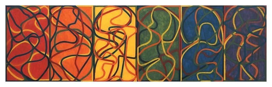 Artwork Title: The Propitious Garden of Plane Image, First Version