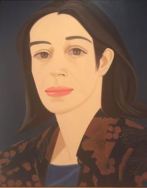 Artwork Title: Black and Brown Blouse