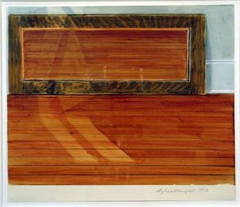 Artwork Title: Study For Floor With Horizontal Mirror