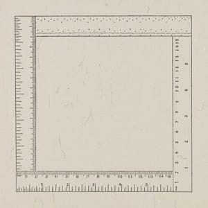 Artwork Title: Six Inches Four Ways From The Rubber Stamp Portfolio