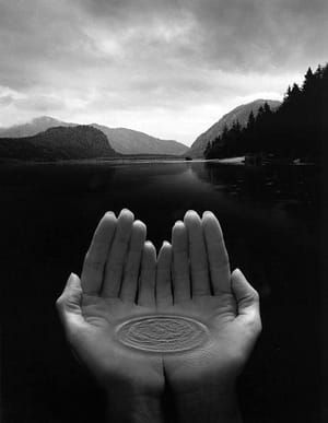 Artwork Title: Untitled (Hands Holding Water)