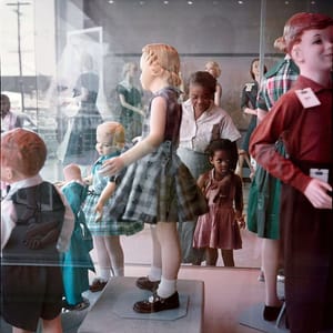 Artwork Title: Ondria Tanner and Her Grandmother Windowshopping