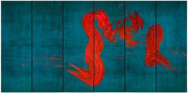 Artwork Title: Saint Christophe crossing the water III