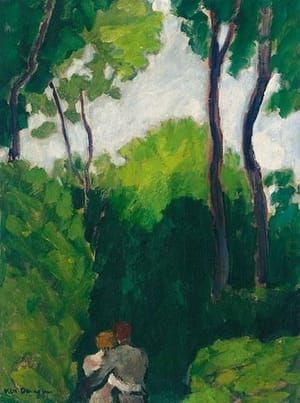 Artwork Title: Couple in the Woods