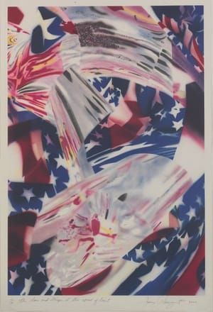 Artwork Title: Stars and Stripes at the Speed of Light