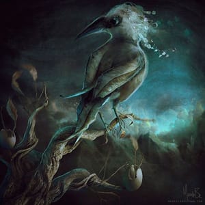 Artwork Title: Botanical Birds (2)