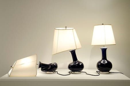 Artwork Title: Blue Lamps