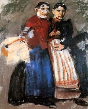 Artwork Title: Two Amsterdam Girls