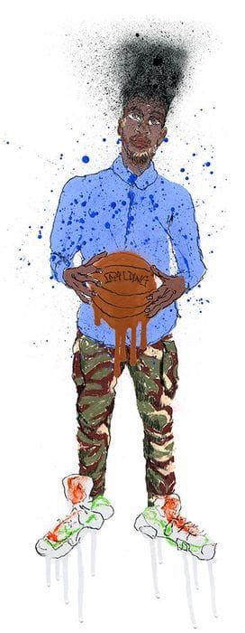 Artwork Title: Iman Shumpert Of New York Knicks
