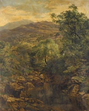 Artwork Title: A Quiet Pool in Glenfalloch