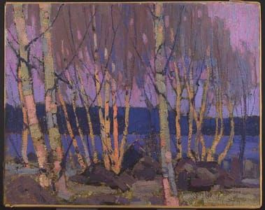 Artwork Title: Evening, Canoe Lake