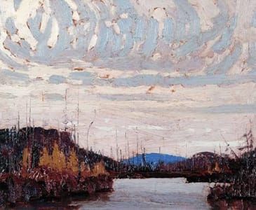 Artwork Title: Untitled (Dawn on Round Lake )