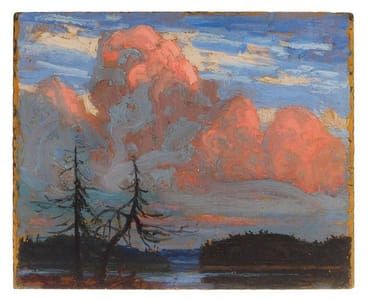 Artwork Title: Sunset, Algonquin Park