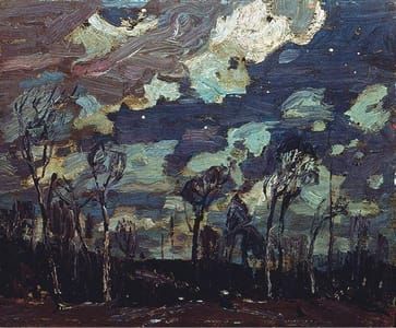 Artwork Title: Nocturne: The Birches (Alternate title: Nocturne)