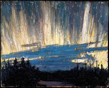 Artwork Title: Northern Lights (Alternate title: Aurora Borealis)
