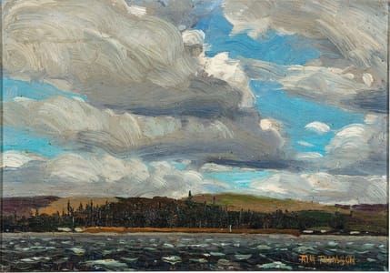 Artwork Title: White Caps, Smoke Lake